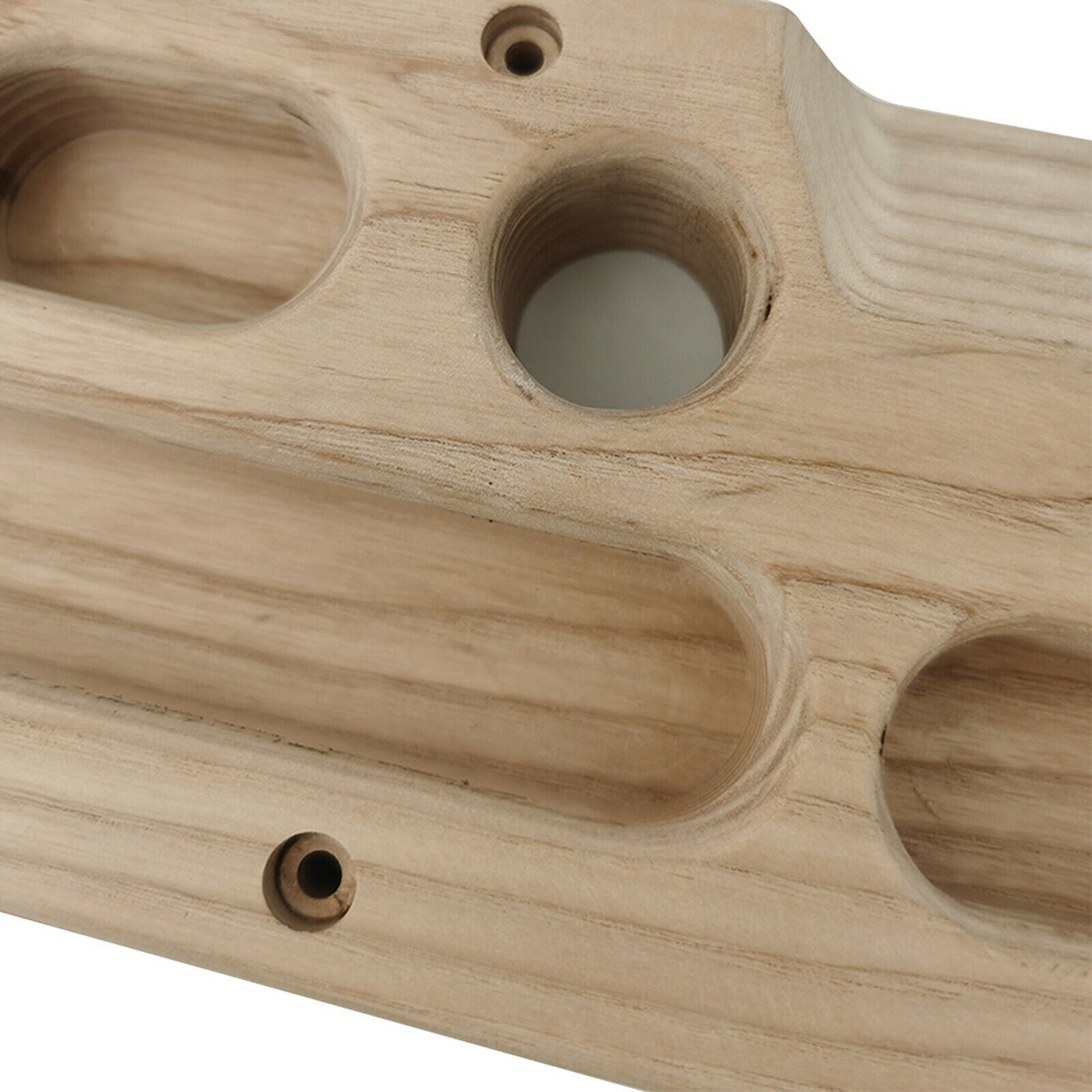 Wood Climbing Hangboard Multi Holds Grip Fingerboard Hand Strengthener Grip