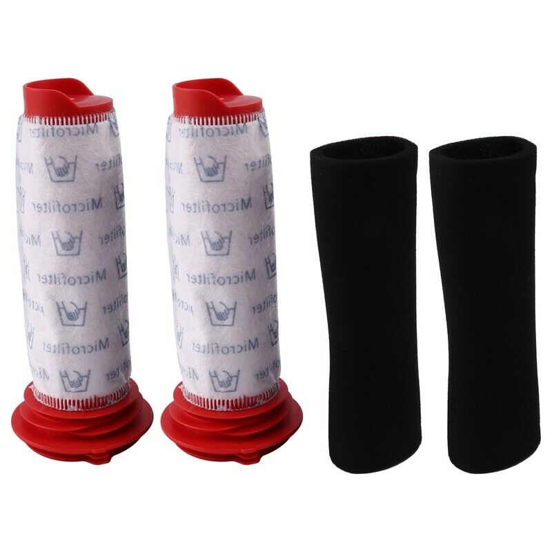 Washable Main Stick Filter + Foam Insert for  Athlet Cordless Vacuum Cleaner (S1