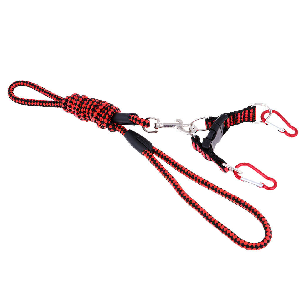 Remote controlled vehicle traction rope RC car trailer rope red