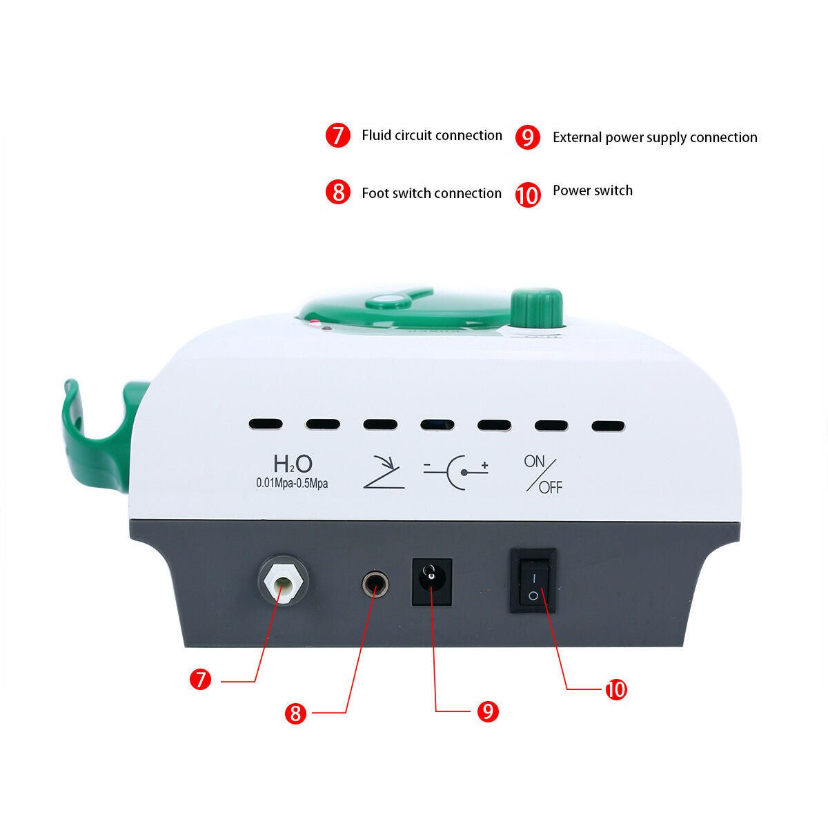 Dental Ultrasonic Scaler Scaling Perio VRN K08A with LED Detachable Handpiece