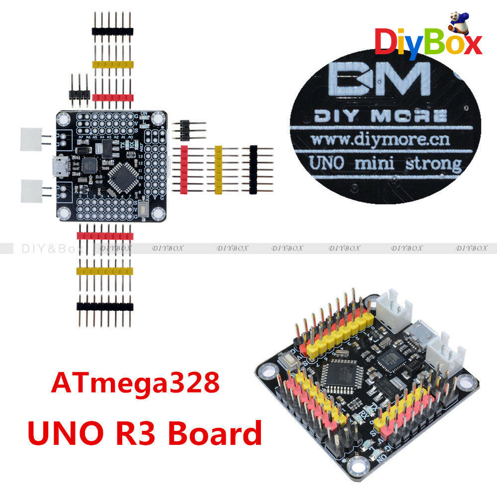 Mini UNO R3 Board ATmega328 16U2 Micro USB F Arduino Replace CH340G DM Strong