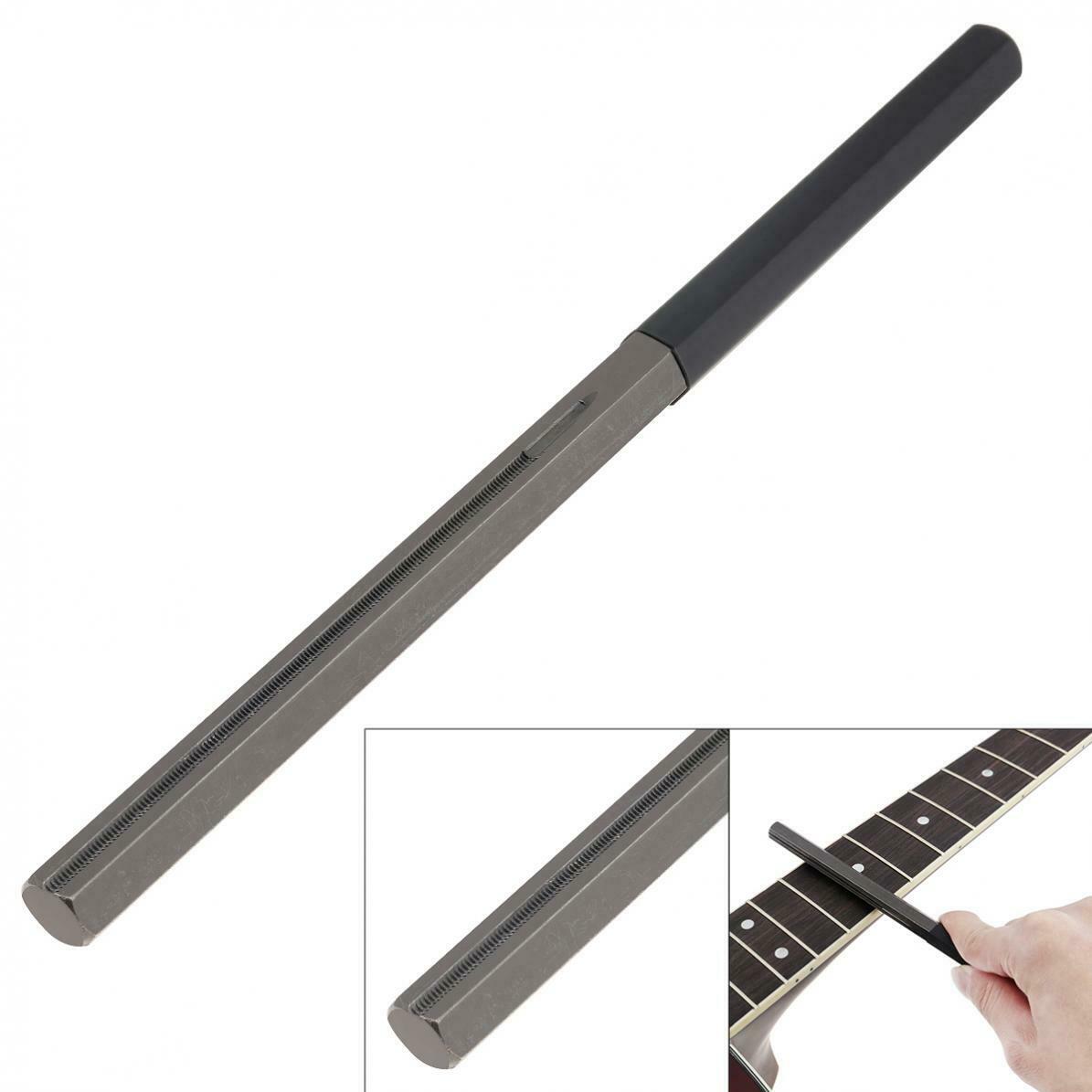Guitar Fret File Dressing Sanding with 3Size Edges Luthier Tool for Guitar Fret