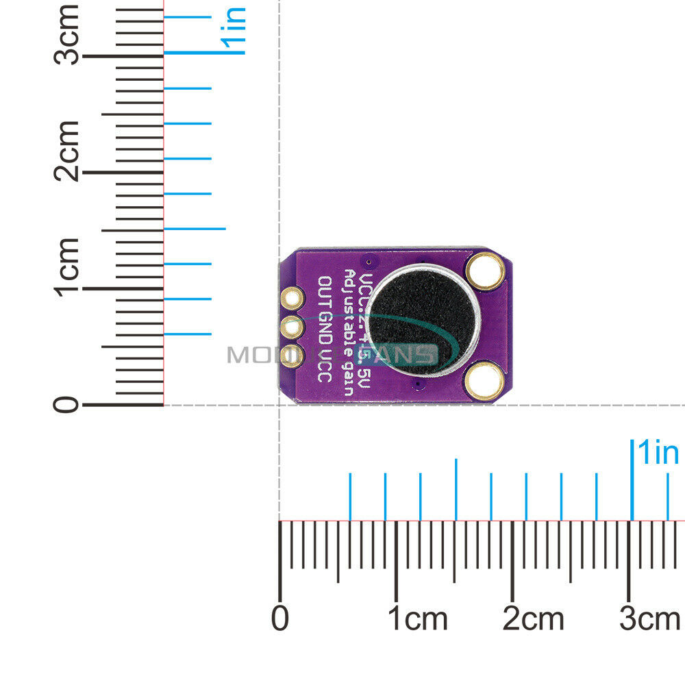 Microphone Amplifier Module MAX4466 w/ Adjustable Gain For Arduino MF