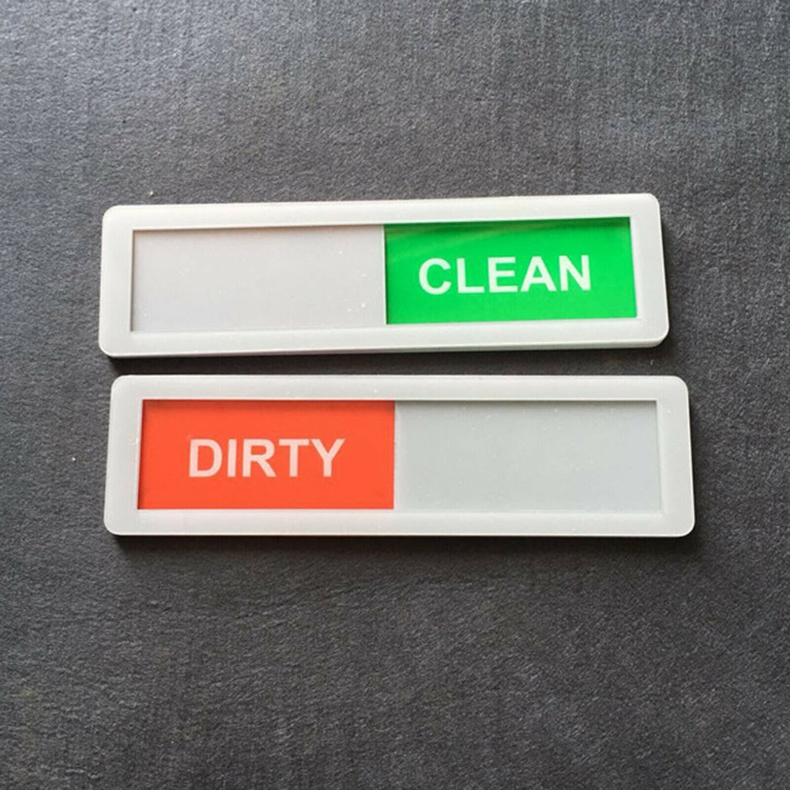 Dishwasher Signage Magnetic Indicator Easy to Read Clear, Bold Text for