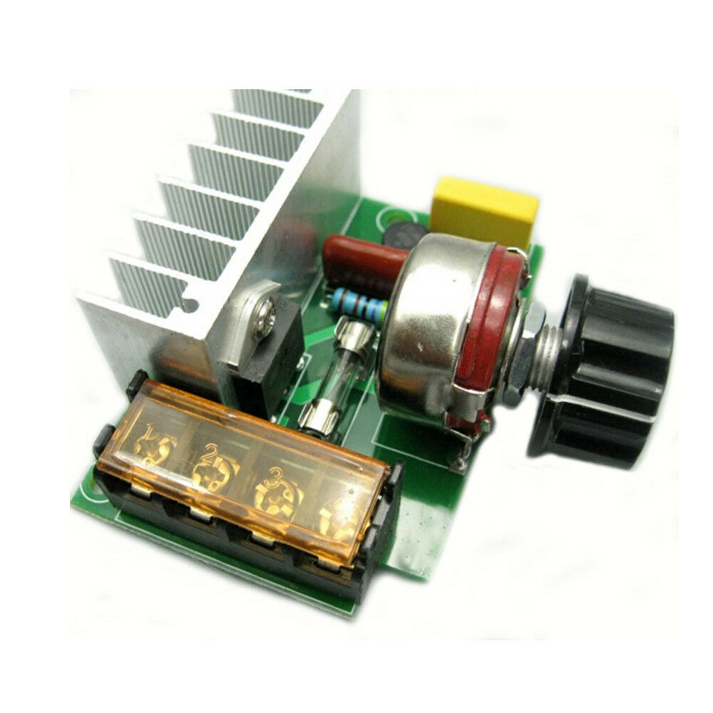4000W Thyristor Electronic Regulator Dimming Speed Regulation Thermostat