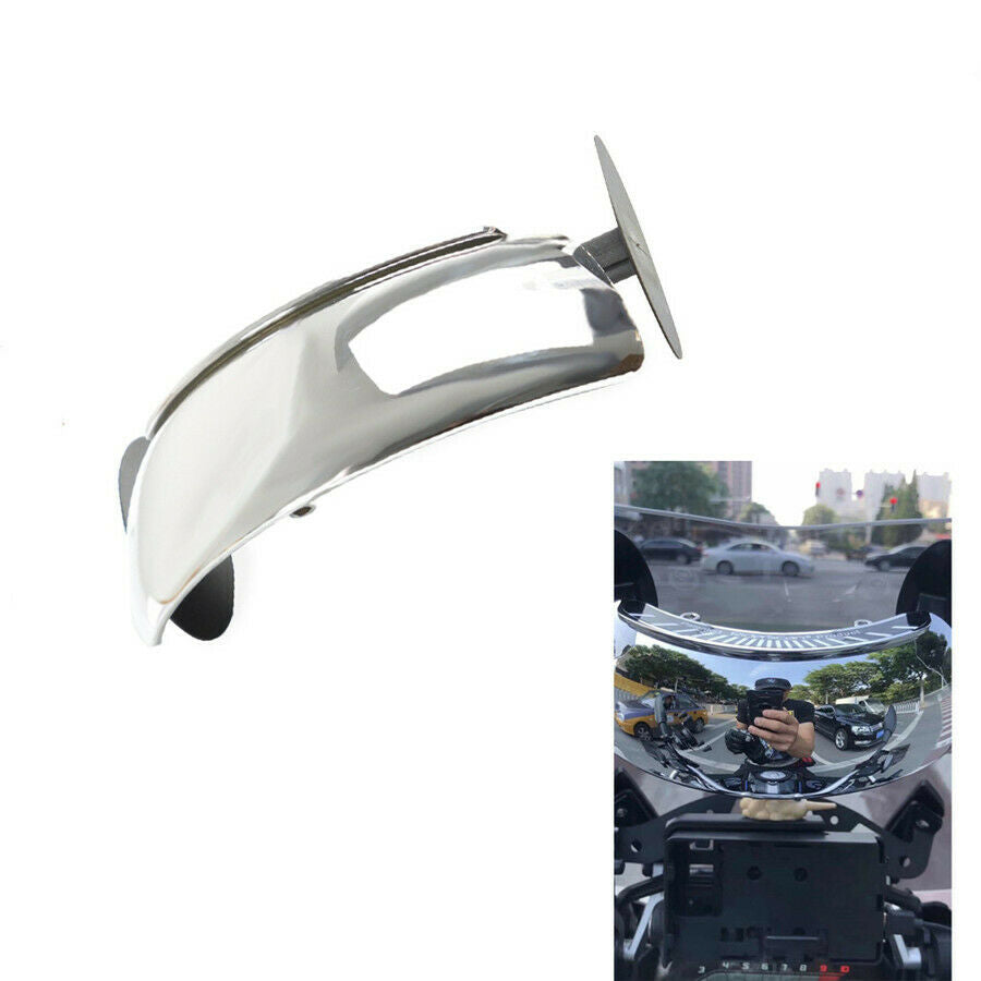 High Quality PC Motorcycle Windshield Ultra Wide Angle Rearview Mirror Universal