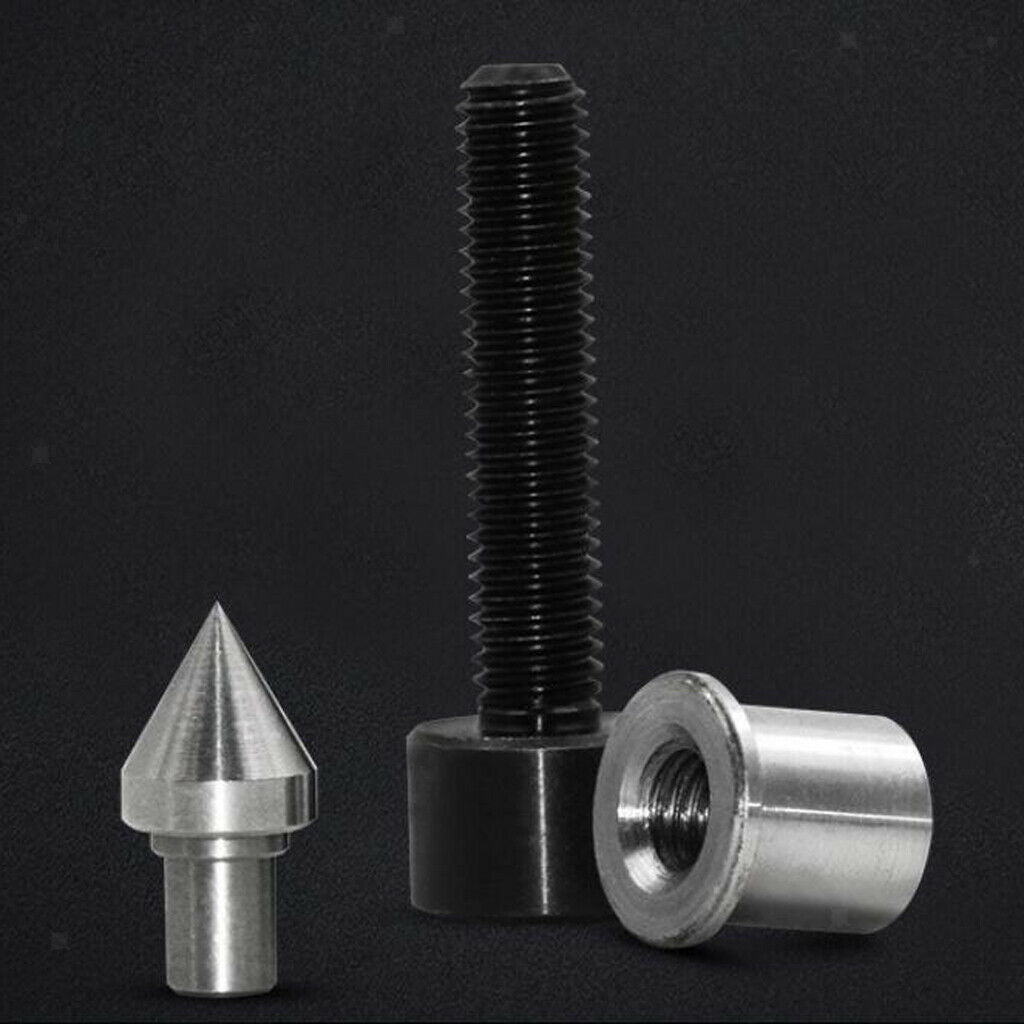 1x Stainless Steel Rotation Thimble Tailstock Center Wood Turning Tools