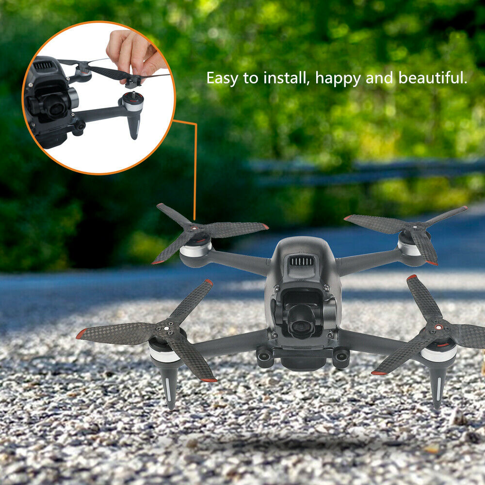 Carbon fiber propeller blades for DJI FPV Combo ride through aircraft drone