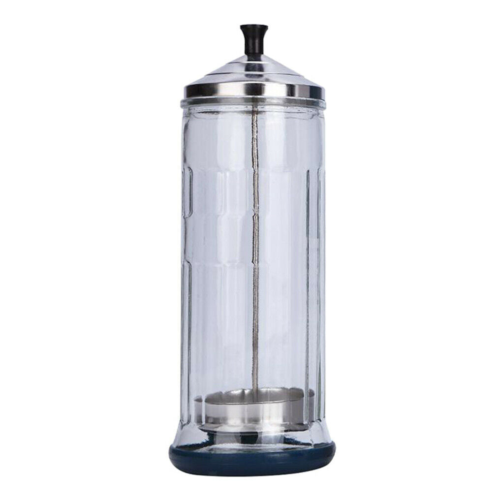 2x Sterilizing Disinfection Jar Sanitizing Jar for Barber Scissors Manicure