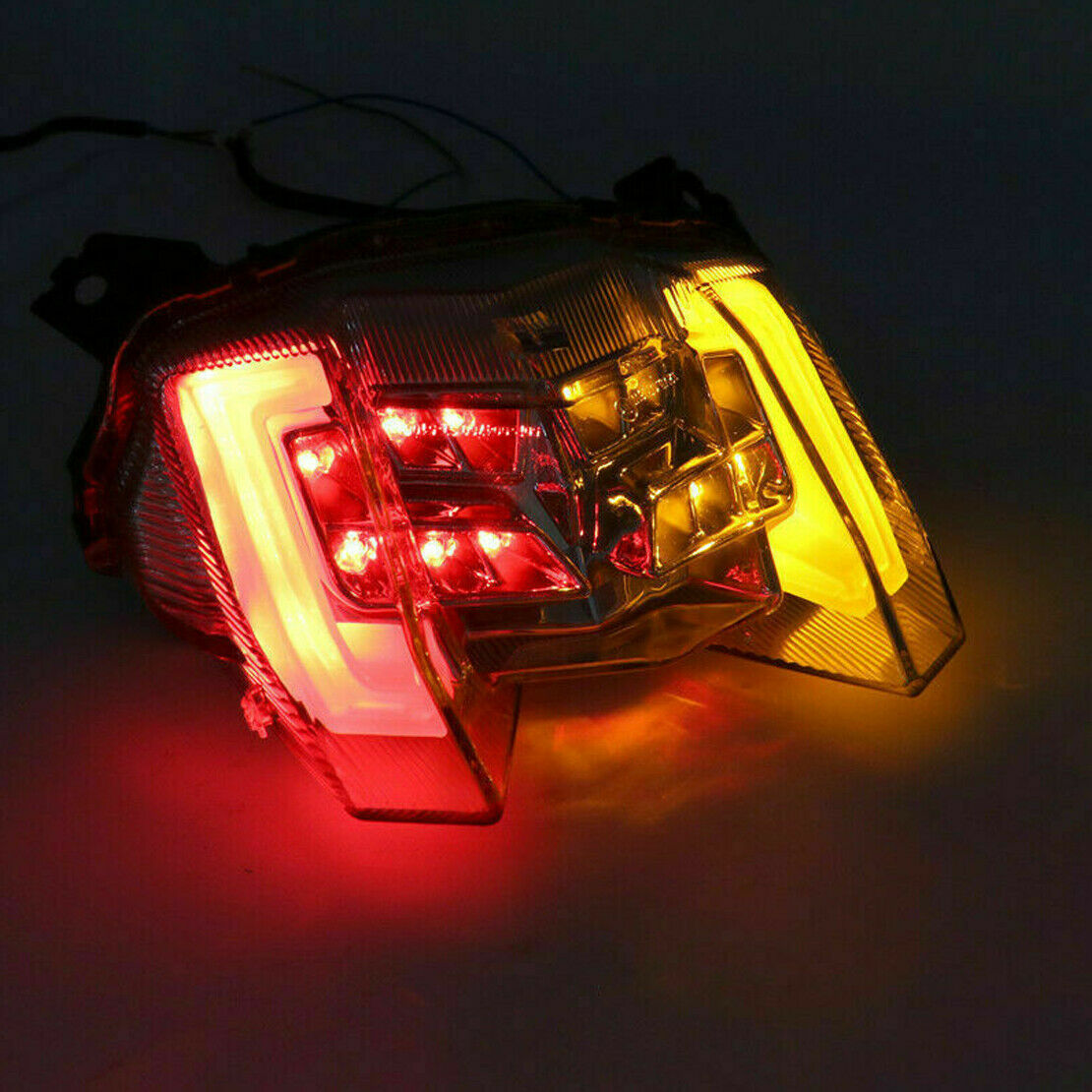 Clear Rear/Tail Light Stop Integrated Light LED Fit For Yamaha MT09 FZ09 2017-20