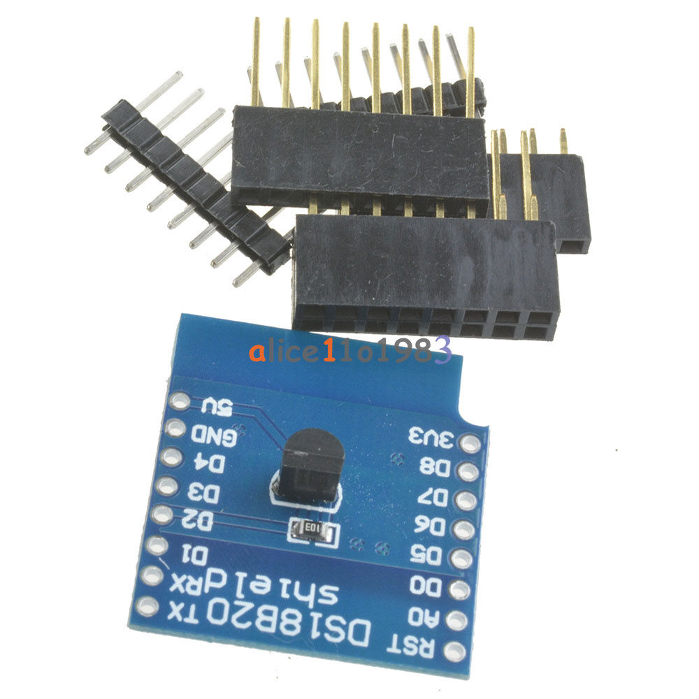 DS18B20 Temperature Sensor Shield Wemos D1 Mini D1 Mini Pro ArduinoESP NodeMCU