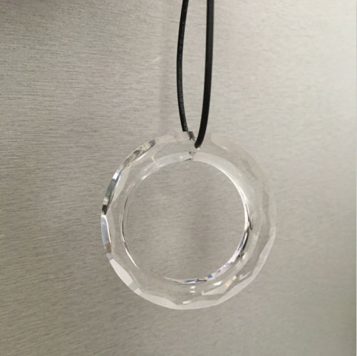 1PC 50mm Handing Ring Chandelier Glass Crystals Lamp Prisms Parts Drops Pendant