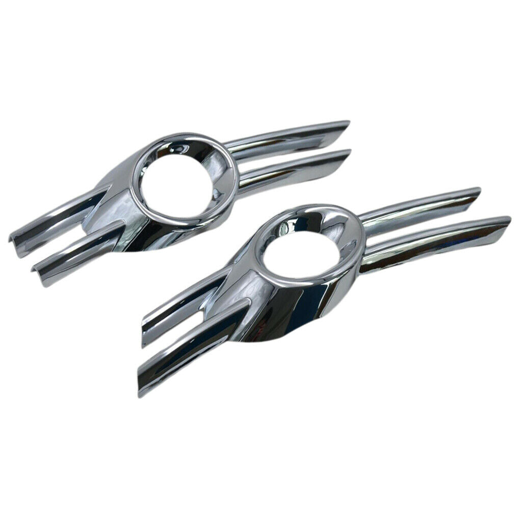2 Sets Brand New Chrome Fog Light Cover Bumper Grille Trim for VW Passat CC