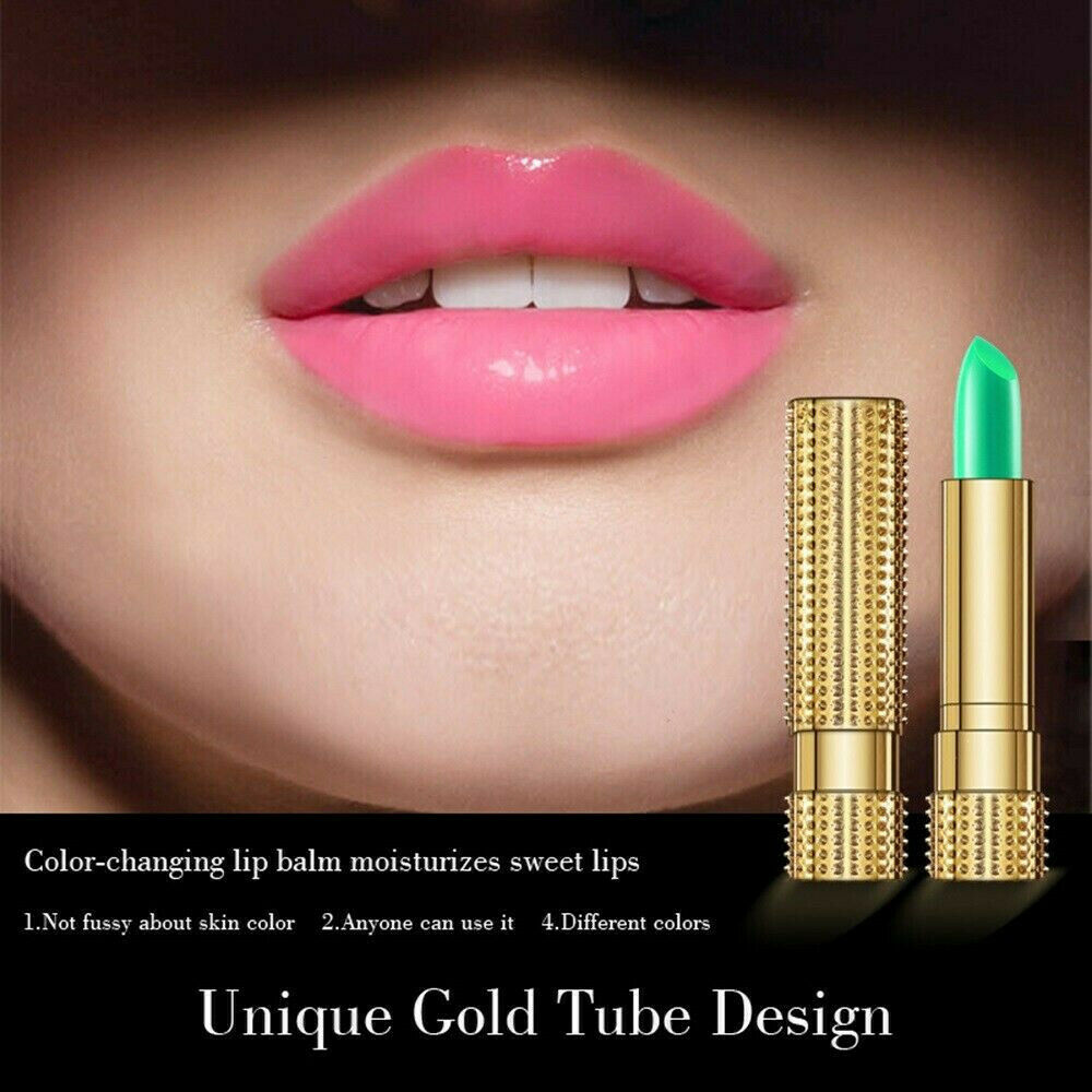 1PCS Temperature Color Change Aloe Vera Magic Lipstick Lip Balm Natural Moisture