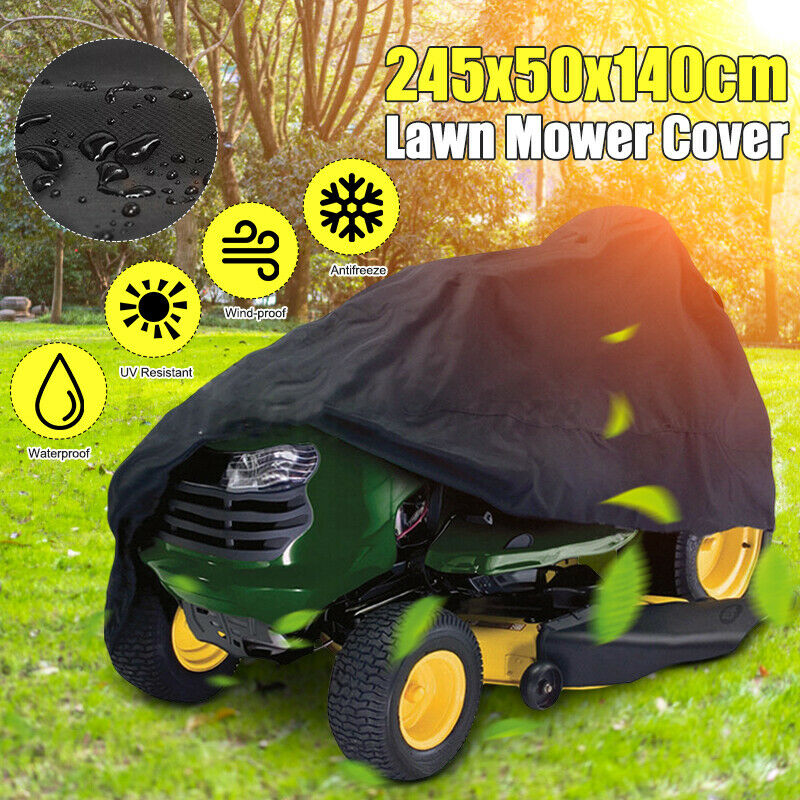 96.5'' Waterproof Lawn Mower Tractor Cover Garden Outside Riding UV Protector