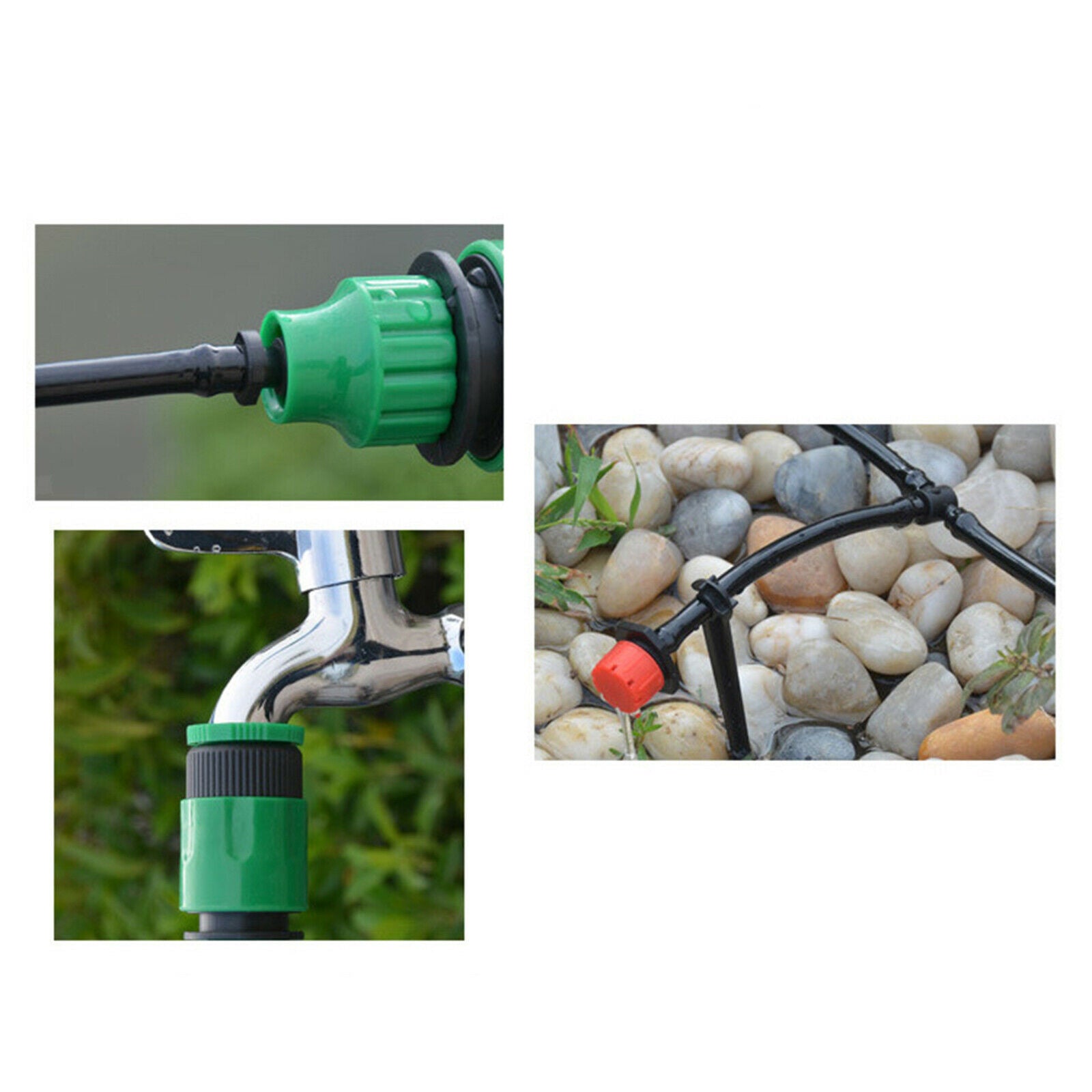 1 Set Garden Irrigation System 25m Plant Watering Hose Kit DIY Drip Drippers