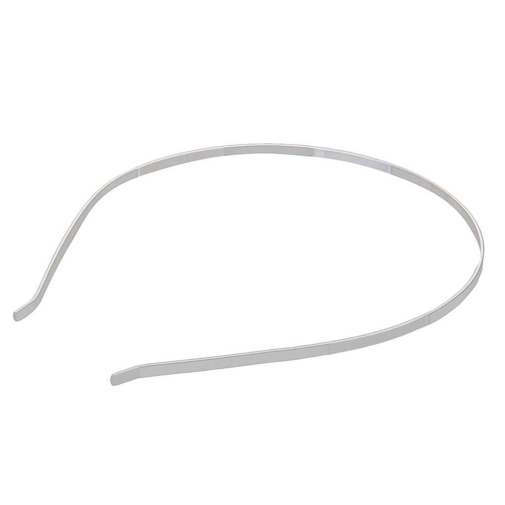 10Pack Blank Plain Metal Headband DIY Hair Band Accessory Craft 3mm