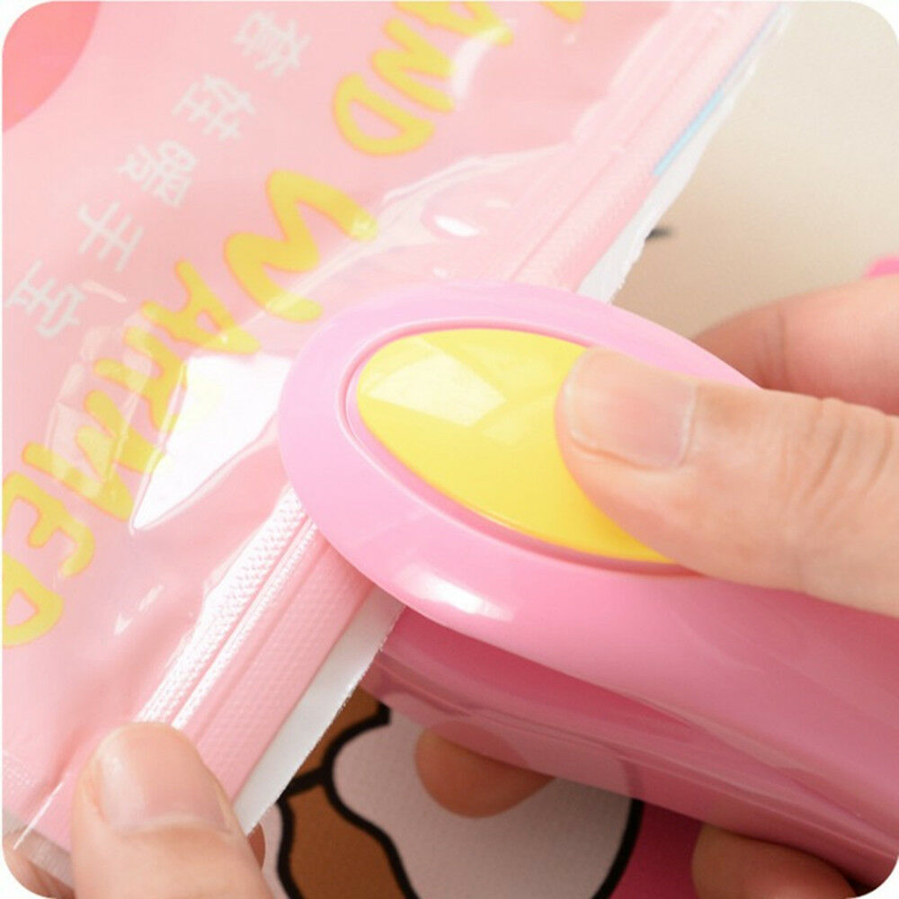Portable Travel clip holder Mini Hand Pressure Heating Head Sealing machine