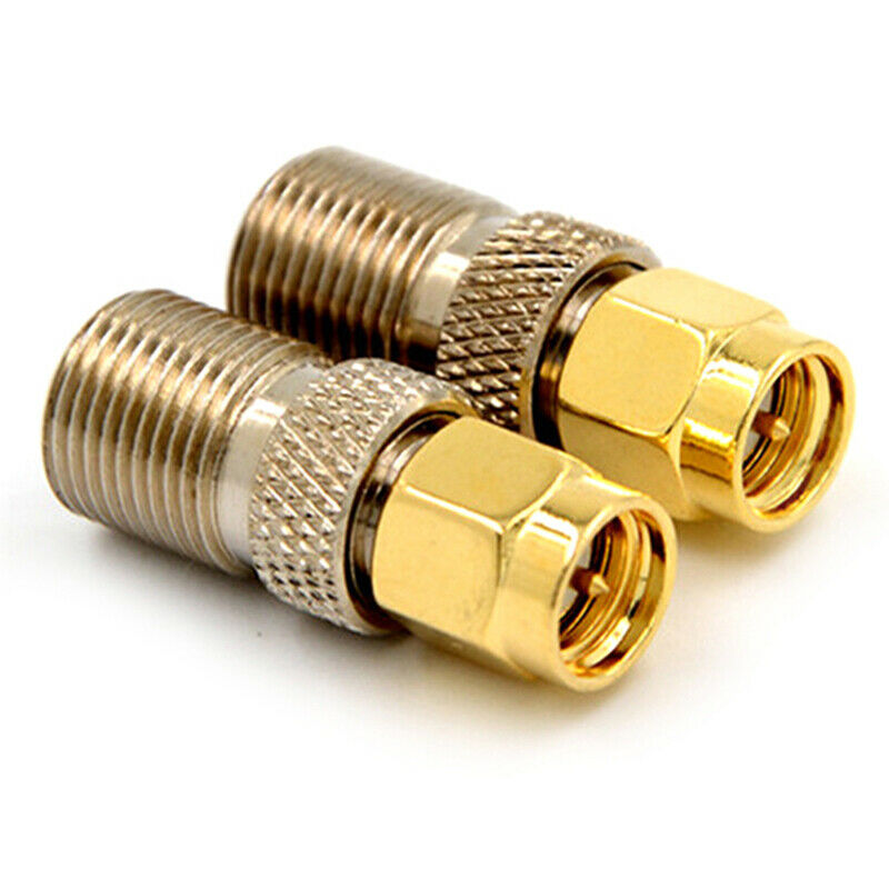 1PC F Female Jack to SMA Male Plug Straight RF Coax Coaxial Connector Ada.l8