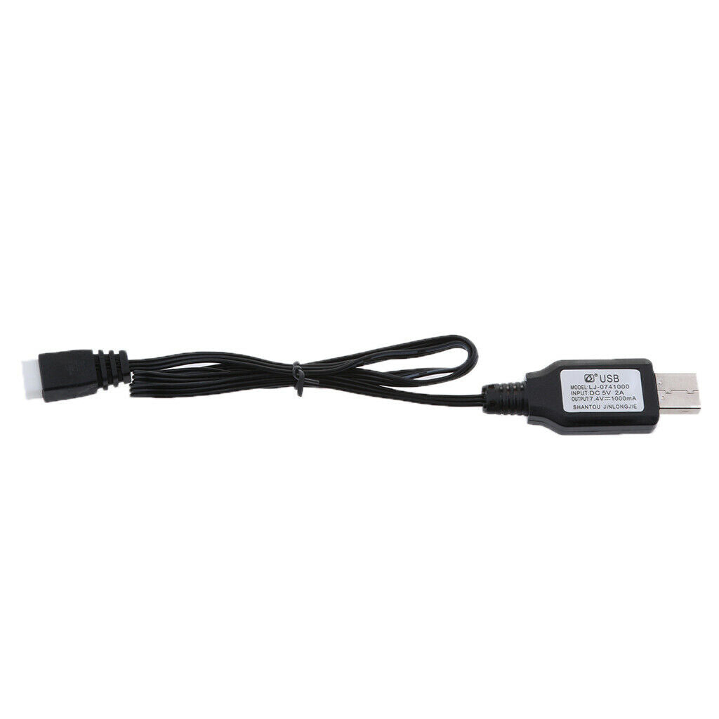 7.6V USB to Xh-3P Male  Charging Cable for Rc Drone Toys