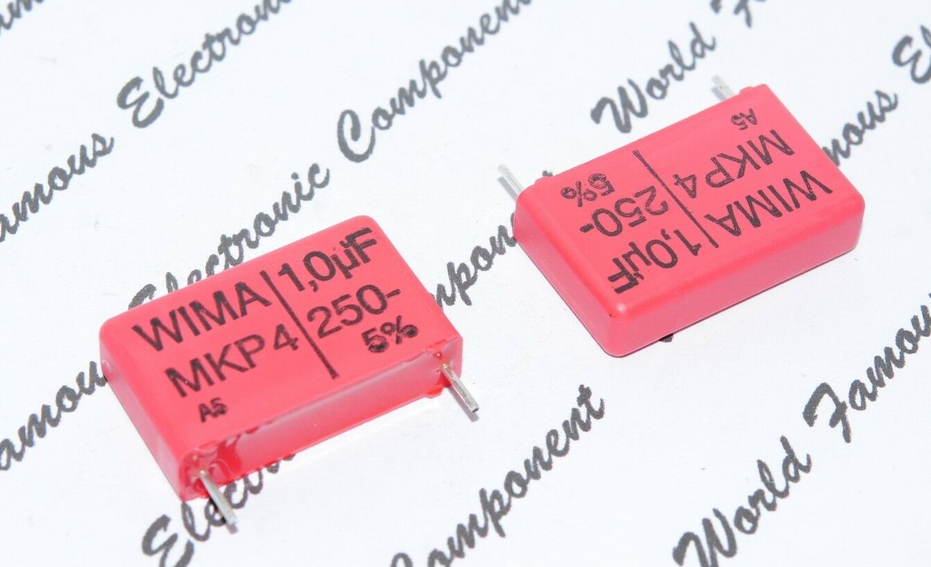 5pcs - WIMA MKP4 1uF (1µF) 250V 5% pitch:22.5mm Capacitor MKP4F041005D00JSSD