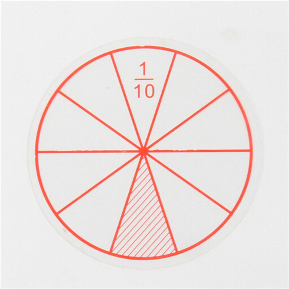 12pc Math Fraction Circles for Children Kids Student School Educational T Gt XC