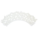 Butterfly Pattern Hollow Cake Paper Wrap Cupcake Wrapper Wedding Decor 12Pcs