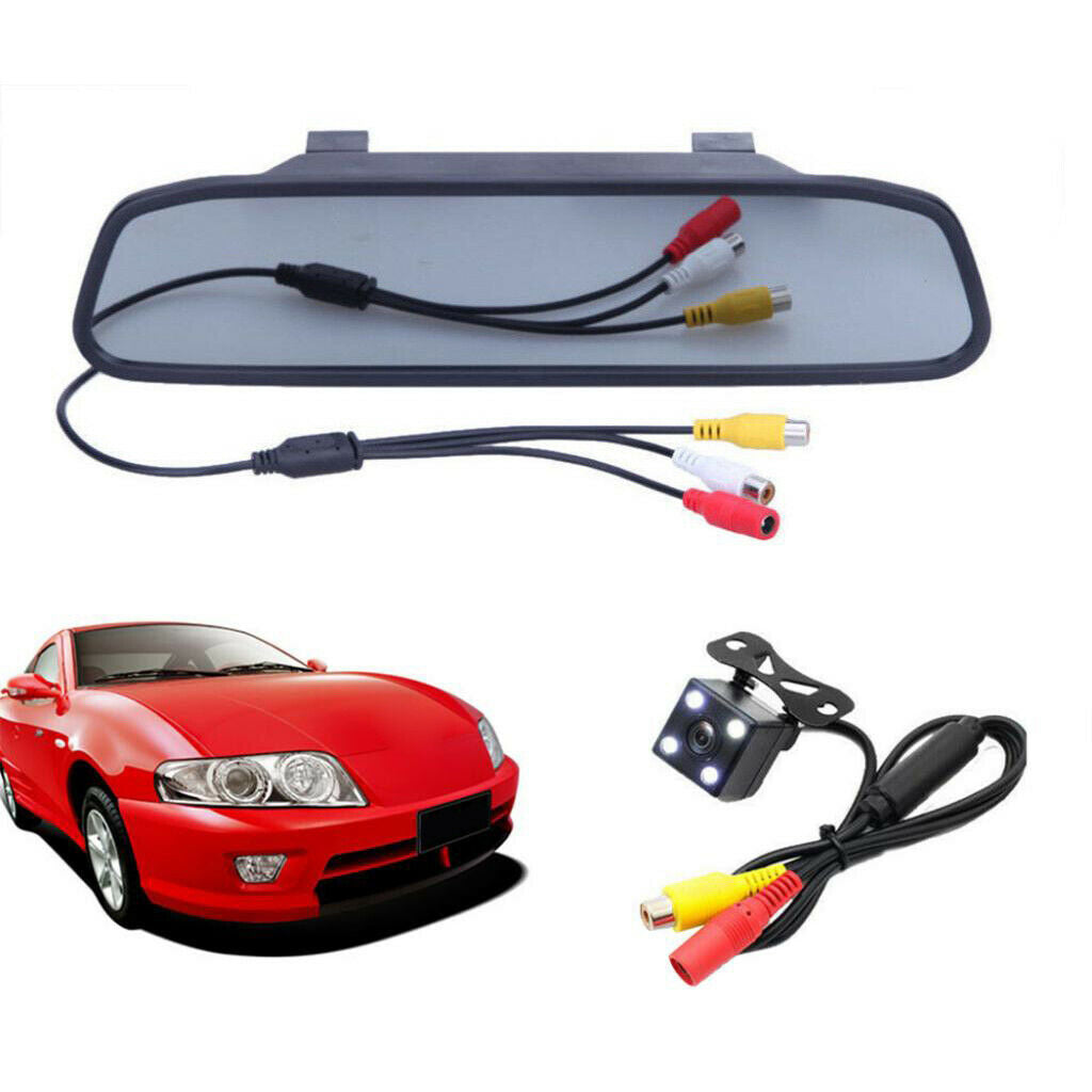 4.3Inch TFT Car LCD RearView DVD Mirror Monitor +