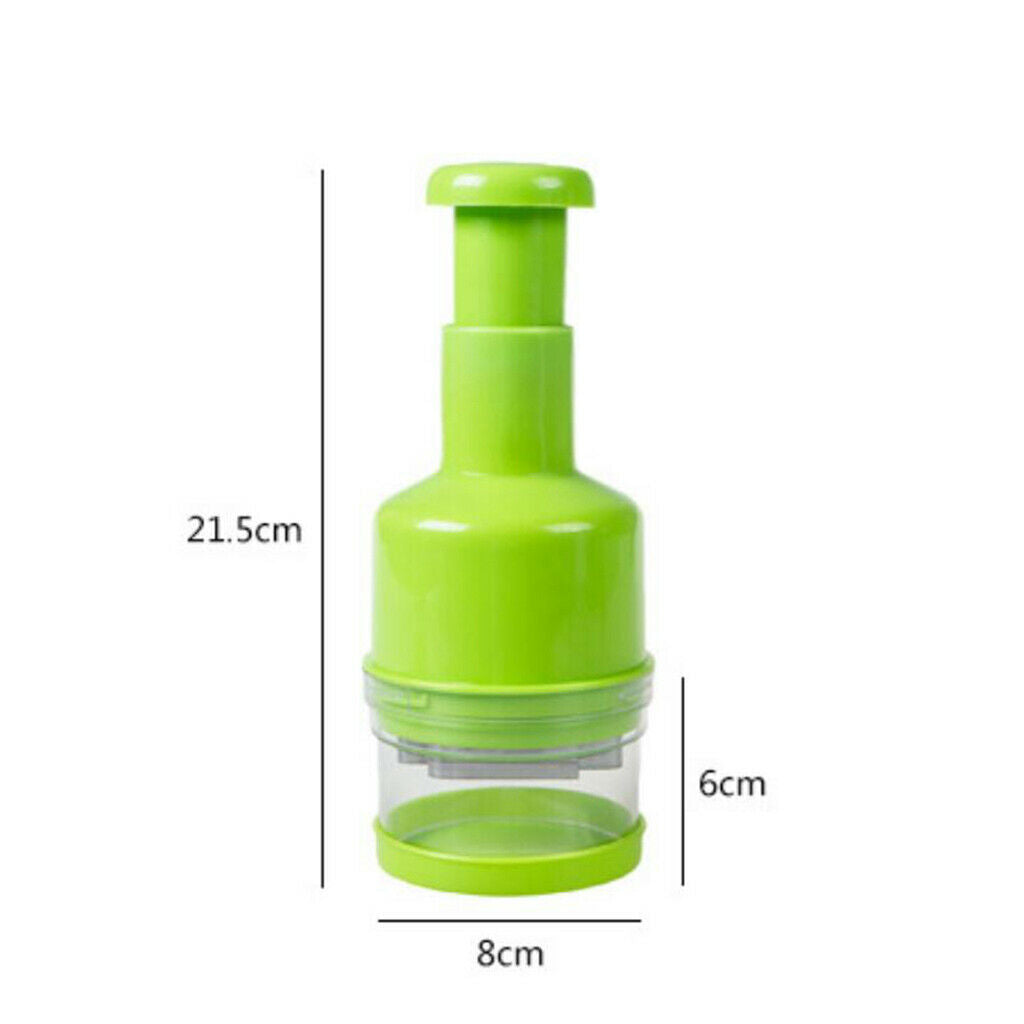 Food Chopper, 2 Count, White & Green