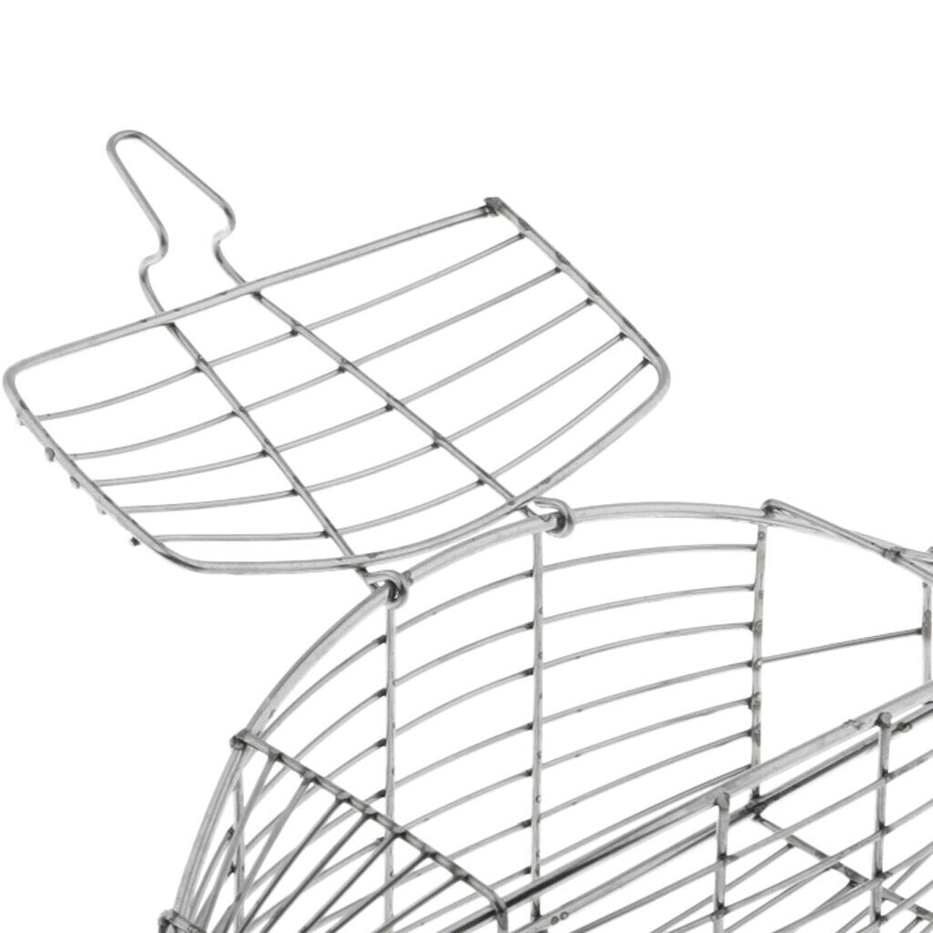 Stainless Steel In Line Wire Cage  Bait Fishing Feeder Carp Fishing Tackle M