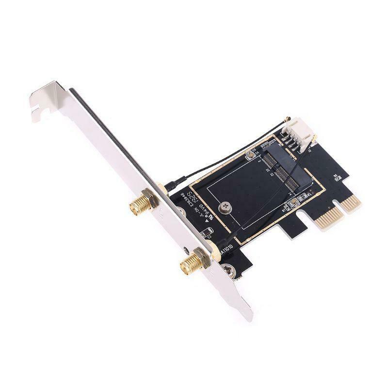 New Wireless Card to pciE-1X to NGFF-Ekey PCIE Laptop Pc WIFI WLAN Card Adapter