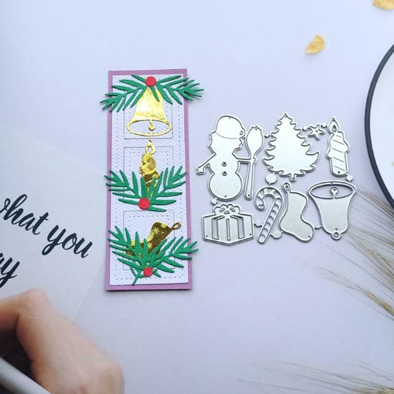 Christmas Tree Gift Metal Cutting Dies Stencil DIY Scrapbooking Album Paper Card