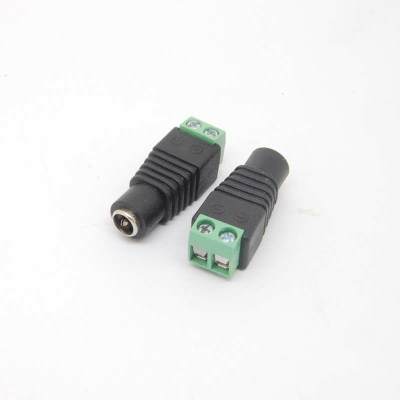 10pcs 12V DC Power Jack Connectors feMale Cable Adapter for CCTV Camera CAM DVR
