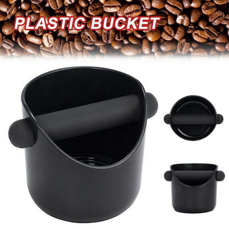 Espresso Knock Box Shock-Absorbent Coffee Knock Box Container Grind Dump Bin