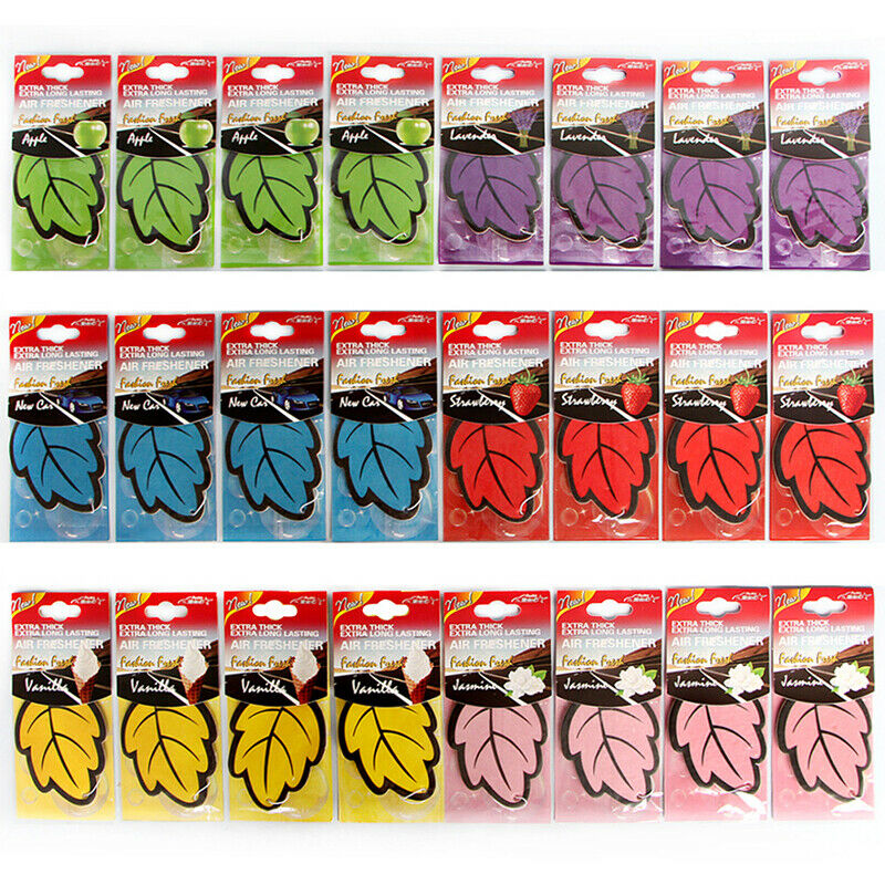 6PCS Car Air Freshener Natural Scented Hanging Vanilla Perfumecar Accesso.l8