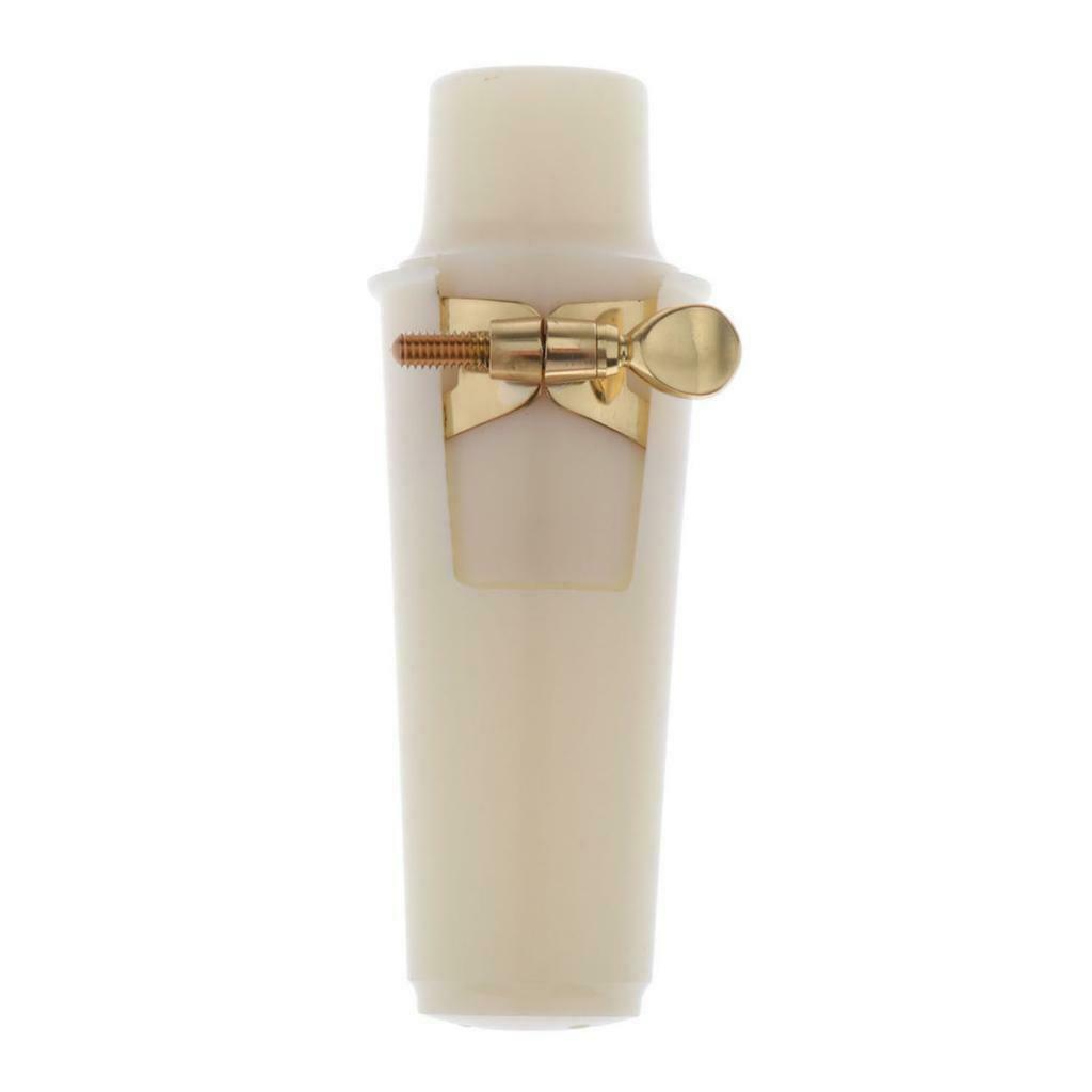 White Alto Saxophone Mouthpiece Ligature Kit Woodwind Musical Insrument Accs