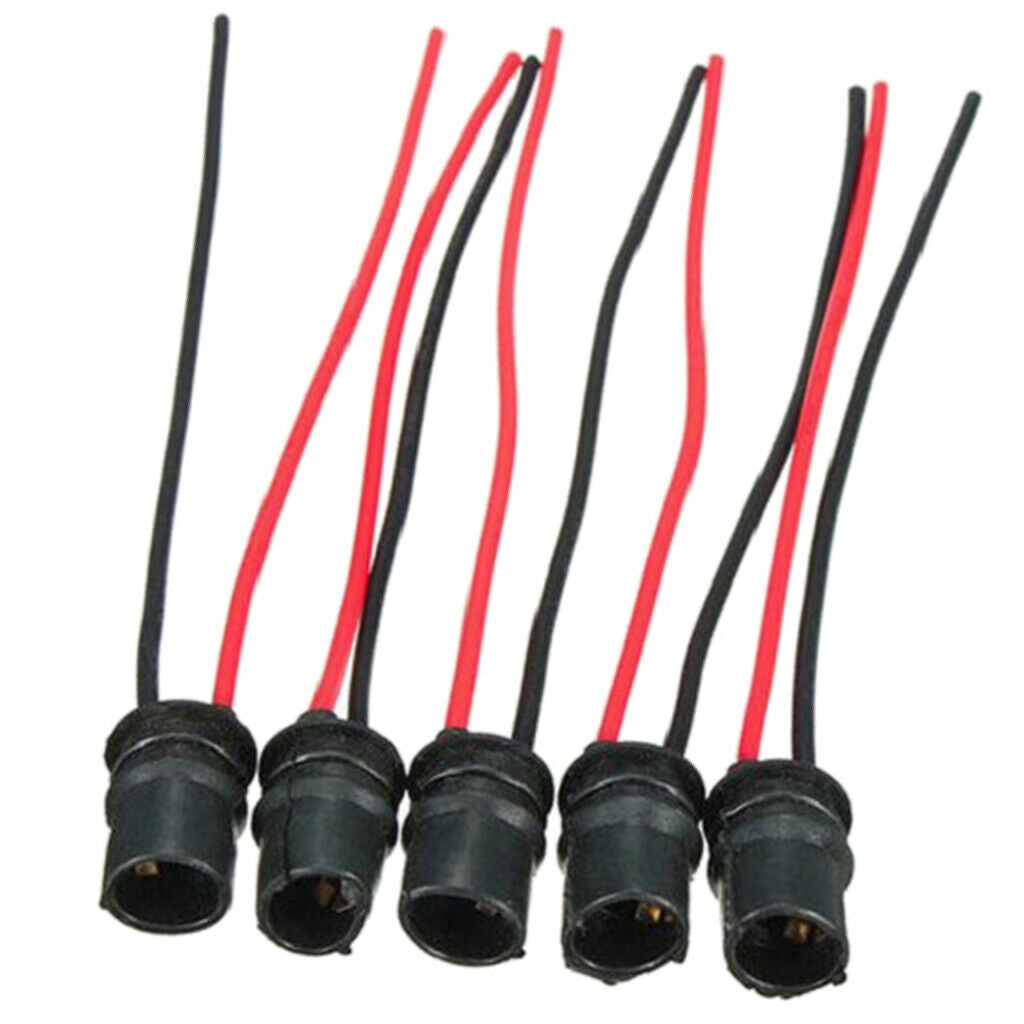 5 Pack of T10 194 Extension Harness Plugs Connectors Wiring Sockets for Cars,