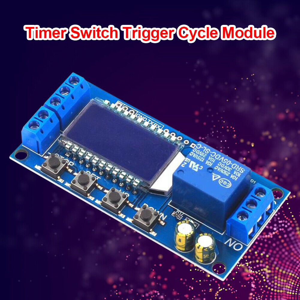 1-CH Digital Time Delay Relay Trigger Cycle Timer Switch Board Micro USB 5V