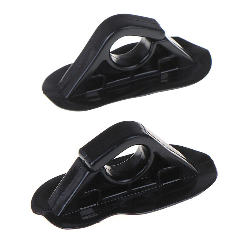 2Pcs PVC Oar Paddle Stand Holder Hook Buckle for Boat Canoe Kayak Rubber .l8