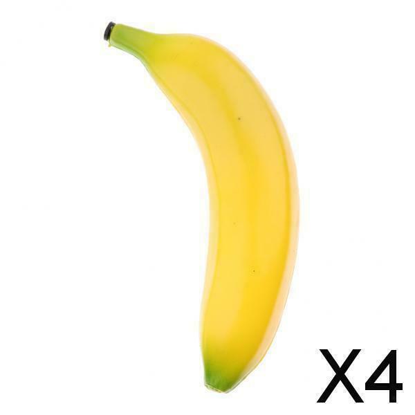 4X Fruit Shaker Musical Maraca Rattles for Children Kids Party Favor Banana