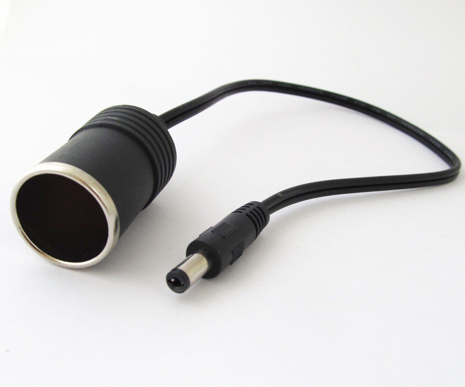 1pc 40cm 5.5mm x 2.1mm Male Plug to Cigarette Lighter Car battery Charger cables