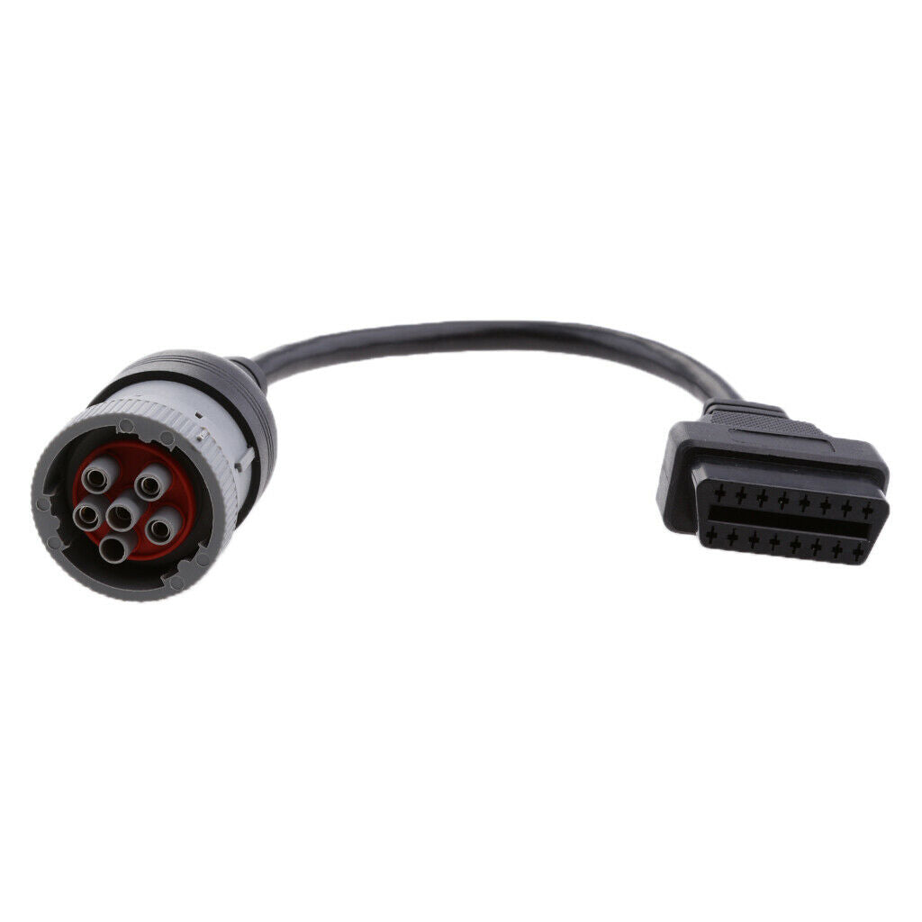 Heavy Duty Truck J1708 6 Pin to OBD2 16-Pin Diagnostic Cable Adapter