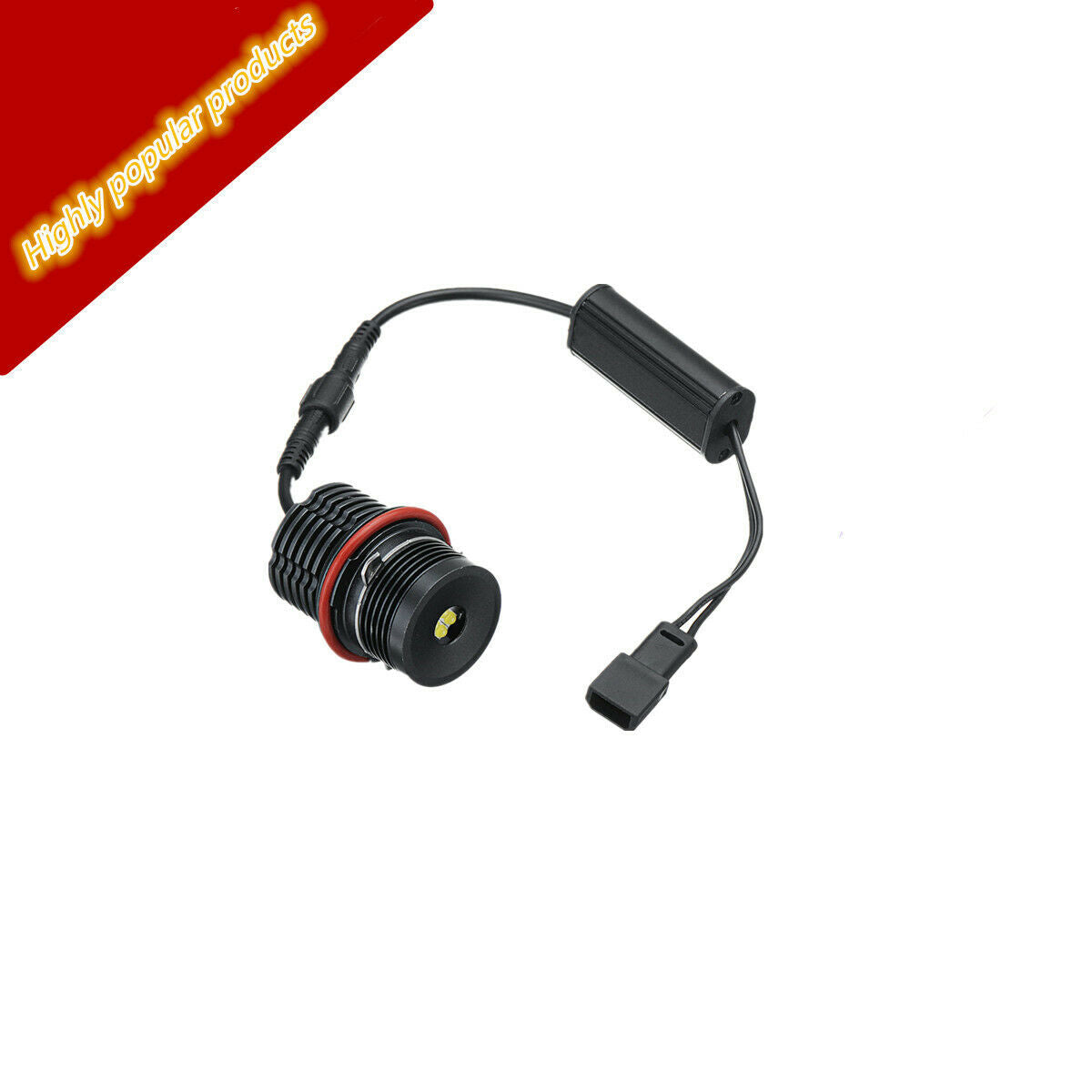 2 Pcs12V For BMW E63 E53 E39 Angel Eyes Error Free LED Halo Ring Light Bulbs 80W