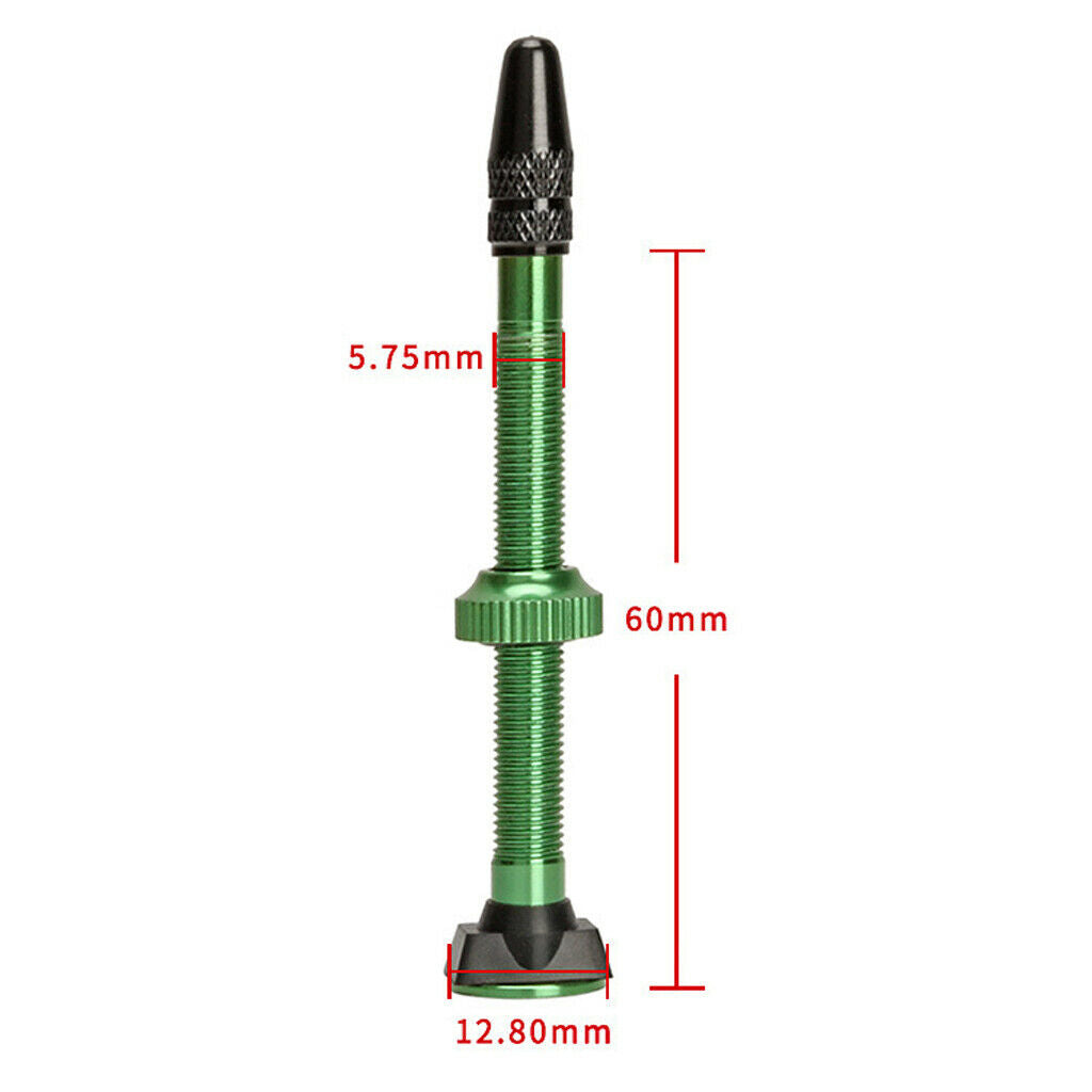 60mm New Purple Road Bike Tubeless Tires Presta Valves Core Vacuum-Nozzle