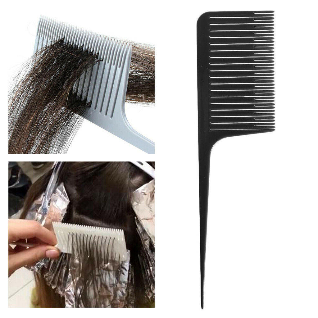 Weaving Highlighting Foiling Hair Comb Highlight for Hair Combs Tool Black