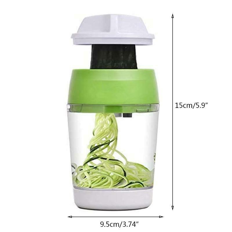Multifunction 5 in 1 Adjustable Vegetables Spiralizer Cutter Spiral Slicer Tool