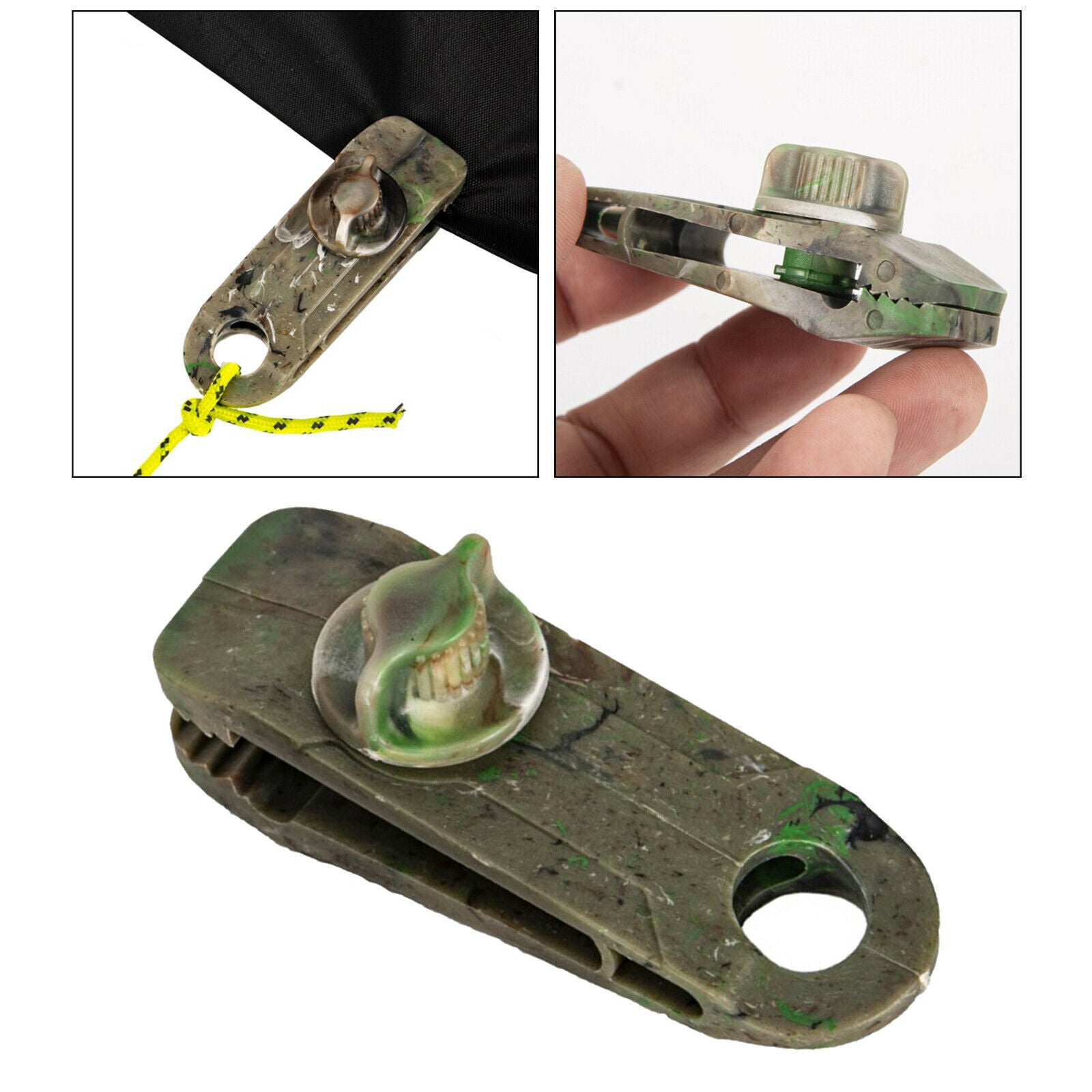 Awning Tarpaulin Clamp Tent Clips Thumb Screw Hangers Survival
