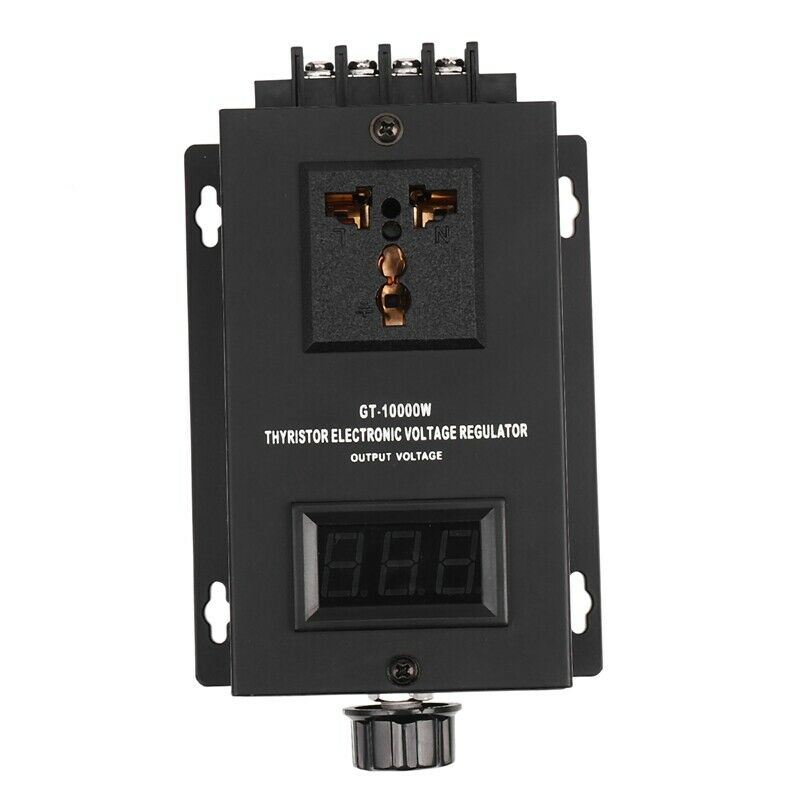 AC 220V 10000W SCR Electronic Voltage Regulator Temperature Speed Adjust ContrN9