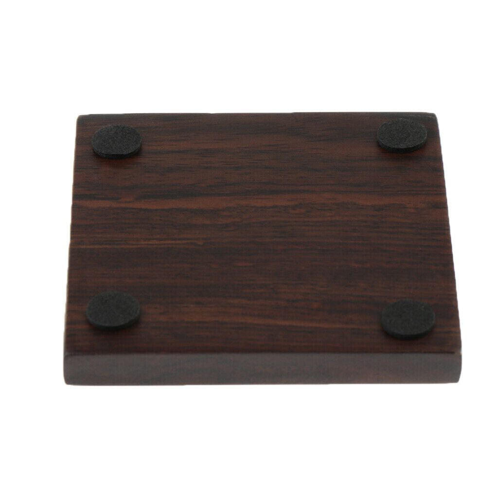2 Pieces Wood Drink Coaster Mat Coffee Mug Place Mat Tea Cup Coaster Saucer