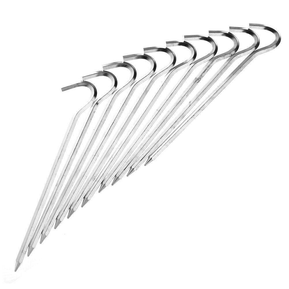 10Pcs/SET Tent pegs Aluminum Alloy Tent nail Tent Stake Nails Ground Pin DD